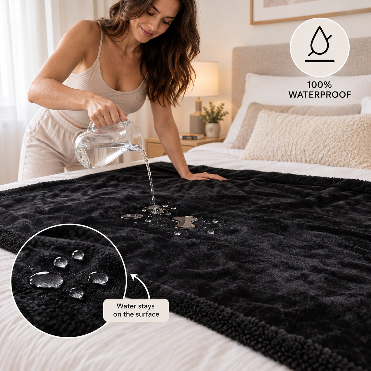 Midnight Secrets- Stay-Dry Blanket